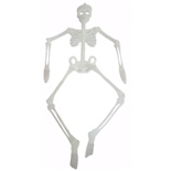 Mr Halloween Scary Skeleton - Självlysande Skelett 90 cm