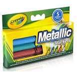 Crayola Metallic Markers 5-Pack