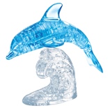 Crystal Puzzle 3D Pussel 95 Bitar Blå Delfin