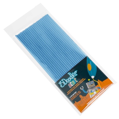 3Doodler Start Plastic Packs Blå 24-Pack, 3DS-ECO05-BLUE-24