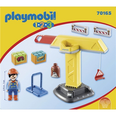 Playmobil 1-2-3 Byggkran, 70165P