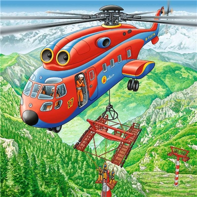 Ravensburger Pussel 3x49 Bitar Above the Clouds, 050338