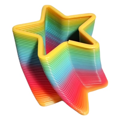 Trappspiral i Plast Rainbow Star 75 mm, TR-08