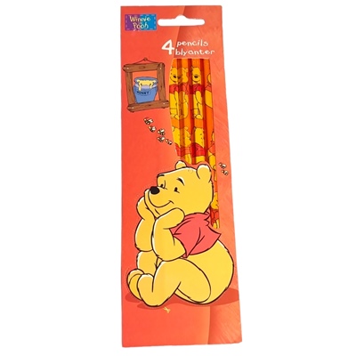 Disney Winnie the Pooh Blyertspennor 4-Pack, 257000-4