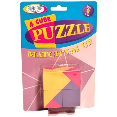 Binary Arts 4 Cube Puzzle, #5766