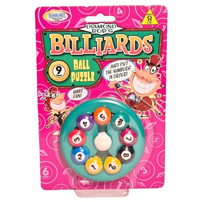 Binary Arts Diamond Bob´s Billiards 9 Ball Puzzle, #5730